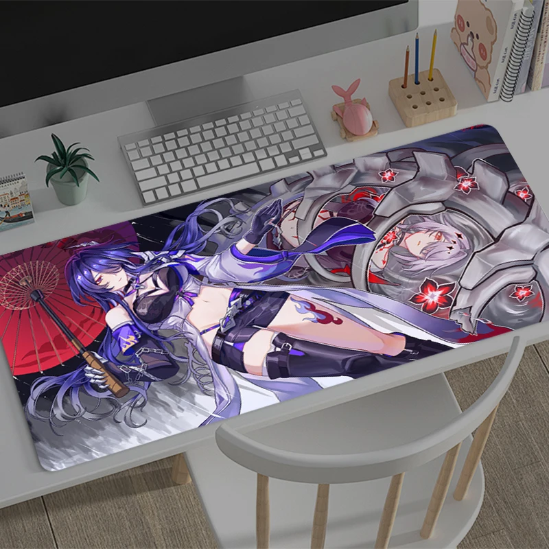 Mousepad New Honkai: Star Rail Acheron Large Mouse Mat MousePads Game Office Carpet Soft Anti-slip Desktop PC carpet Mouse Pad