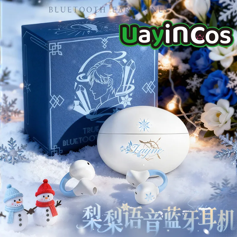 In Stock Love and Deepspace Zayne BlueTooths Ear Clip Headphones Bone Conduction Bluetooth Headset Earring Pendant Anime Game T