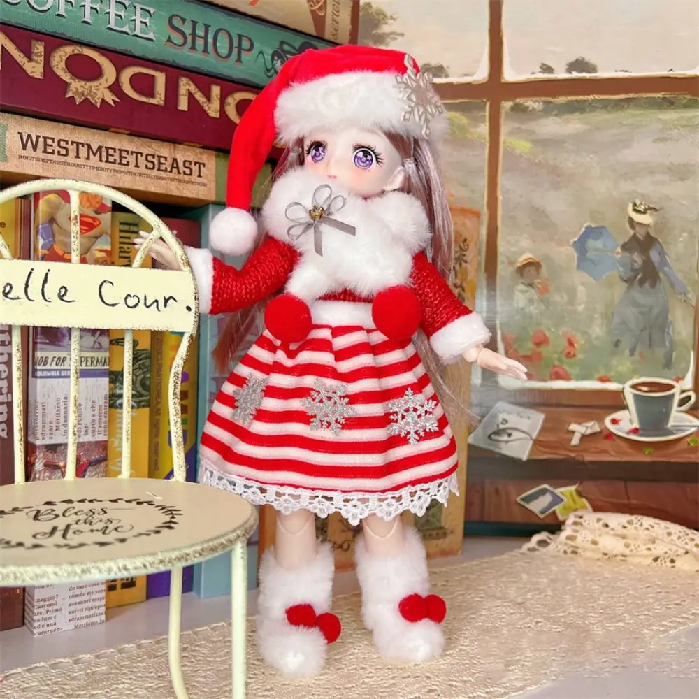 30 cm Geschenk 6 Punkte BJD Puppe handgemachte Cos Geschenk Weihnachten Kinder Geschenk Frohe Weihnachten Mädchen Spielzeug