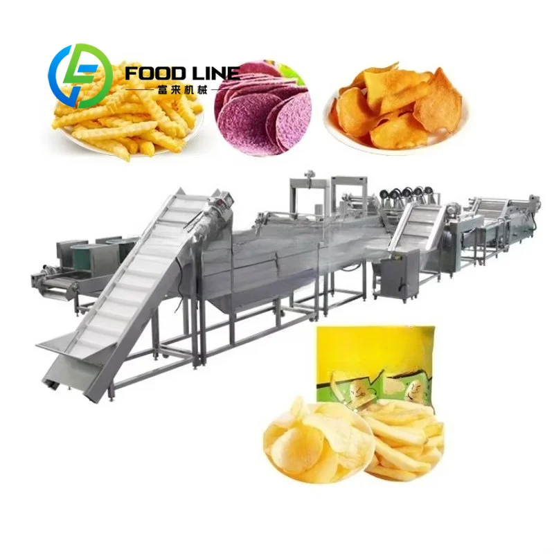 Frozen Semi Finished Potato Line Low Temperature Treatment Preserve Freshness For Reserve And Secondary Processing Products