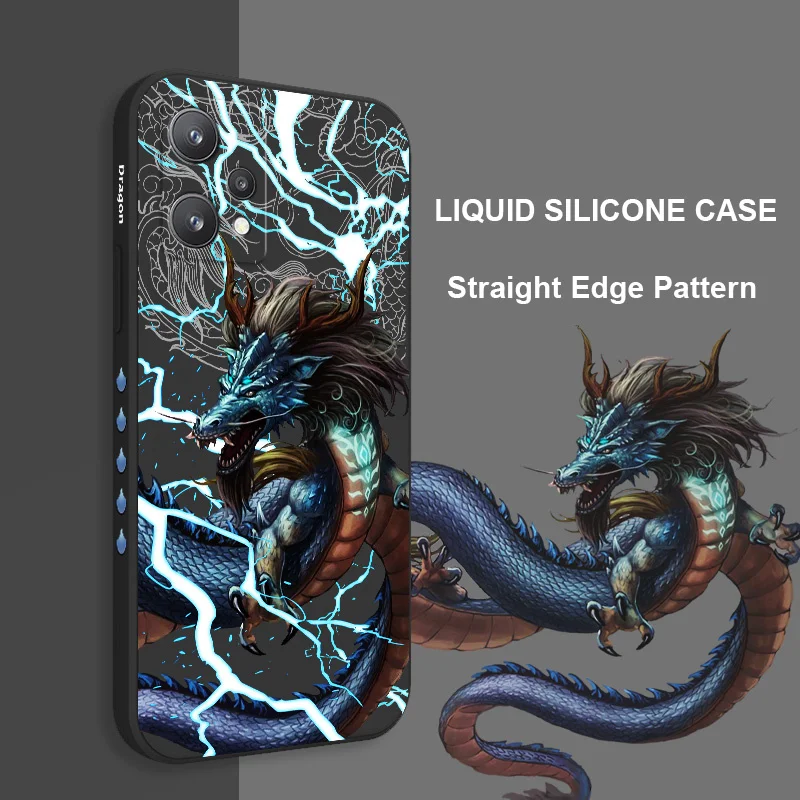 حافظة هاتف من رادن دراجون كينغ لهواتف OPPO Realme 10 9 9i 8 8i 7 7i 6 Pro Plus C30 C31 C35 C1 C11 C12 C15 C20 C21Y C25 C25S #2