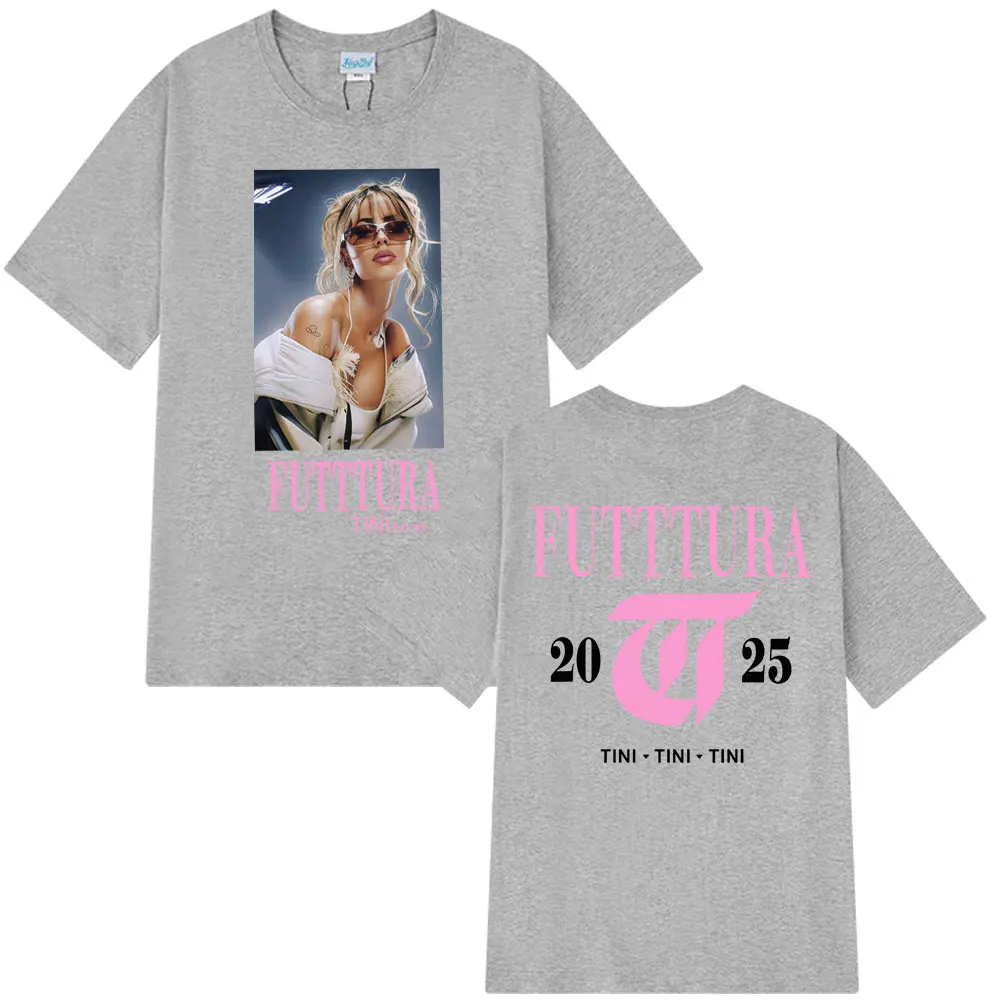 المغني تيني ستوسيل ألبوم فوديراخرا 2025 ميرش تي شيرت الرجال النساء موضة تيز القطن عادية الهيب هوب المتضخم تي شيرت الشارع الشهير