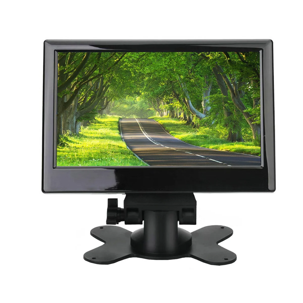 12V-24V 7 Inch TFT LCD Color HD Monitor with 12LED Light Camera for Car CCTV Reverse Rear View Car Electronic Accessorie