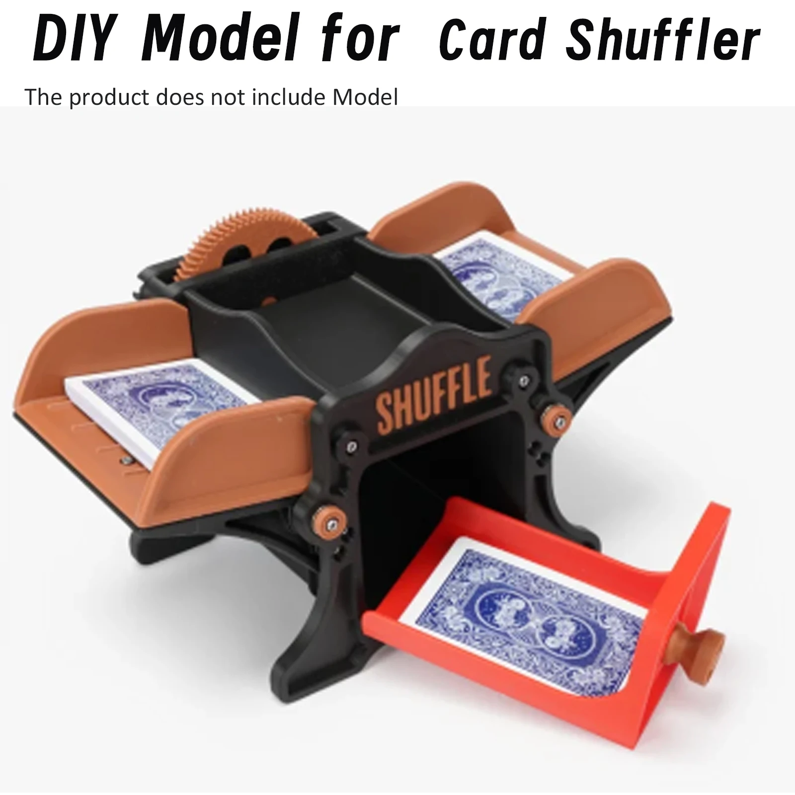 Bambu Lab 3D printing DIY Creative Model Card Shuffler LED Light  Boat Gifts 3D Printer Parts Bambu lab Model Mouse Toy Gun