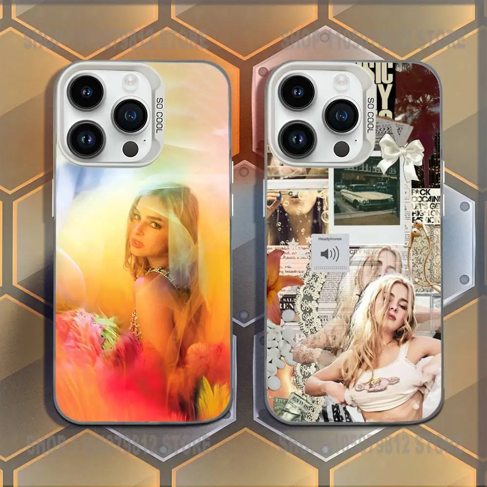 

Addison Rae Phone Case For iPhone 16,15,14,13,12,11,Mini,Pro,E,MAX White Candy Matte Shockproof Cover