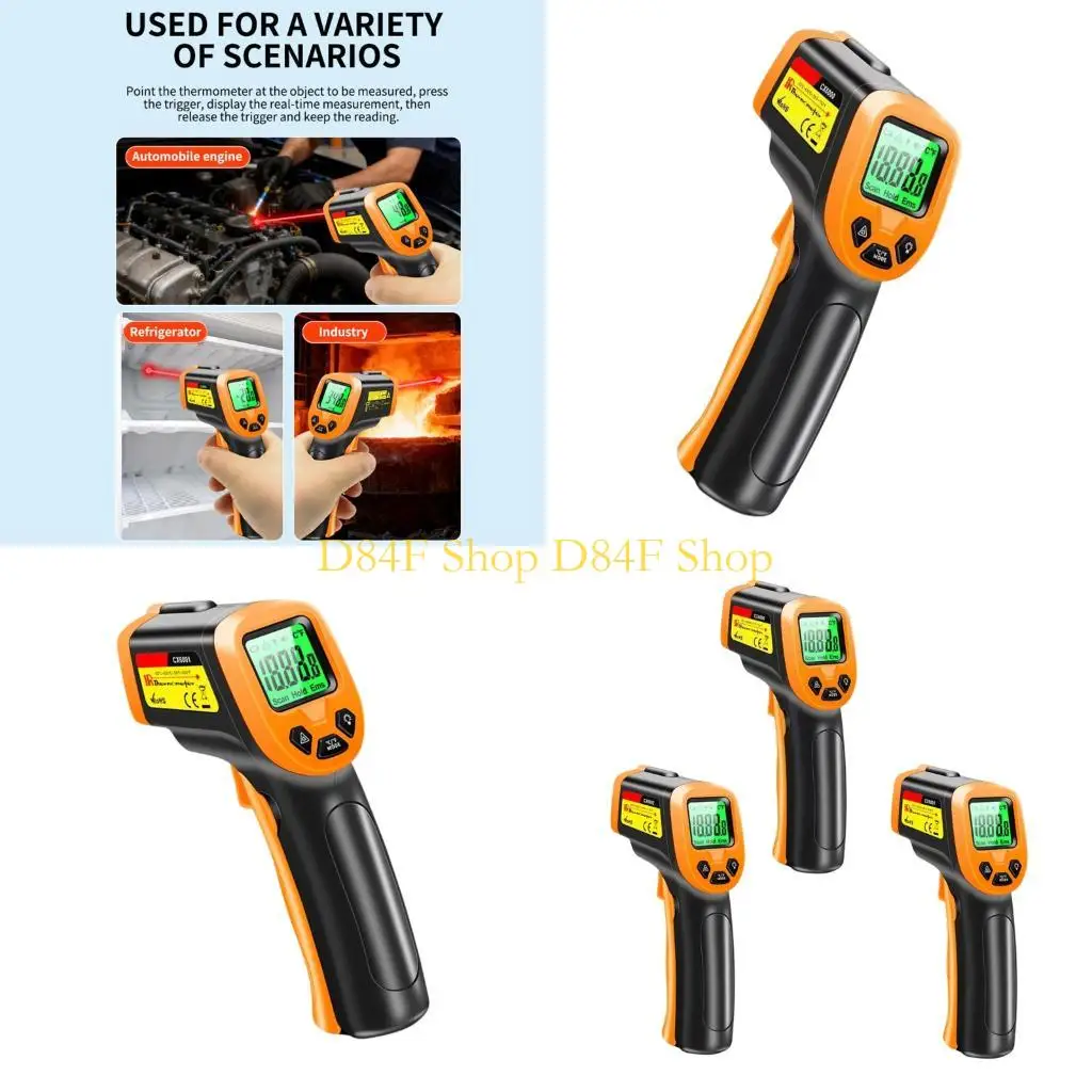 D84F Emissivity-Control Meter with Hold Mode Contactless Tool for Regular Repair Work