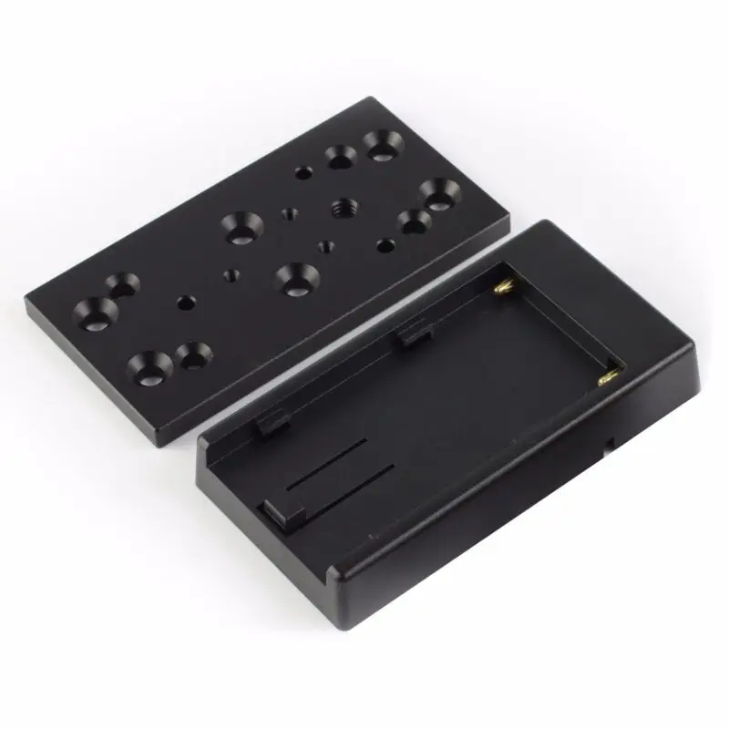 F550 F750 NP-F970 Box Battery Plate Power Station Case Cheese Plate DIY Kit fr Film Camera Power Supply  Gimbal Dolly Slider