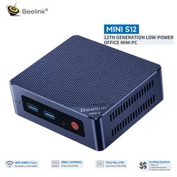 Beelink-S12インチレイクミニゲーミングPC,Intel n95,8 GB, 16 GB,ddr4,256 GB, 500 GB,GB,ssd,wifi5,bt4.2,ラップトップ,コンピューター,オフィス,家庭用