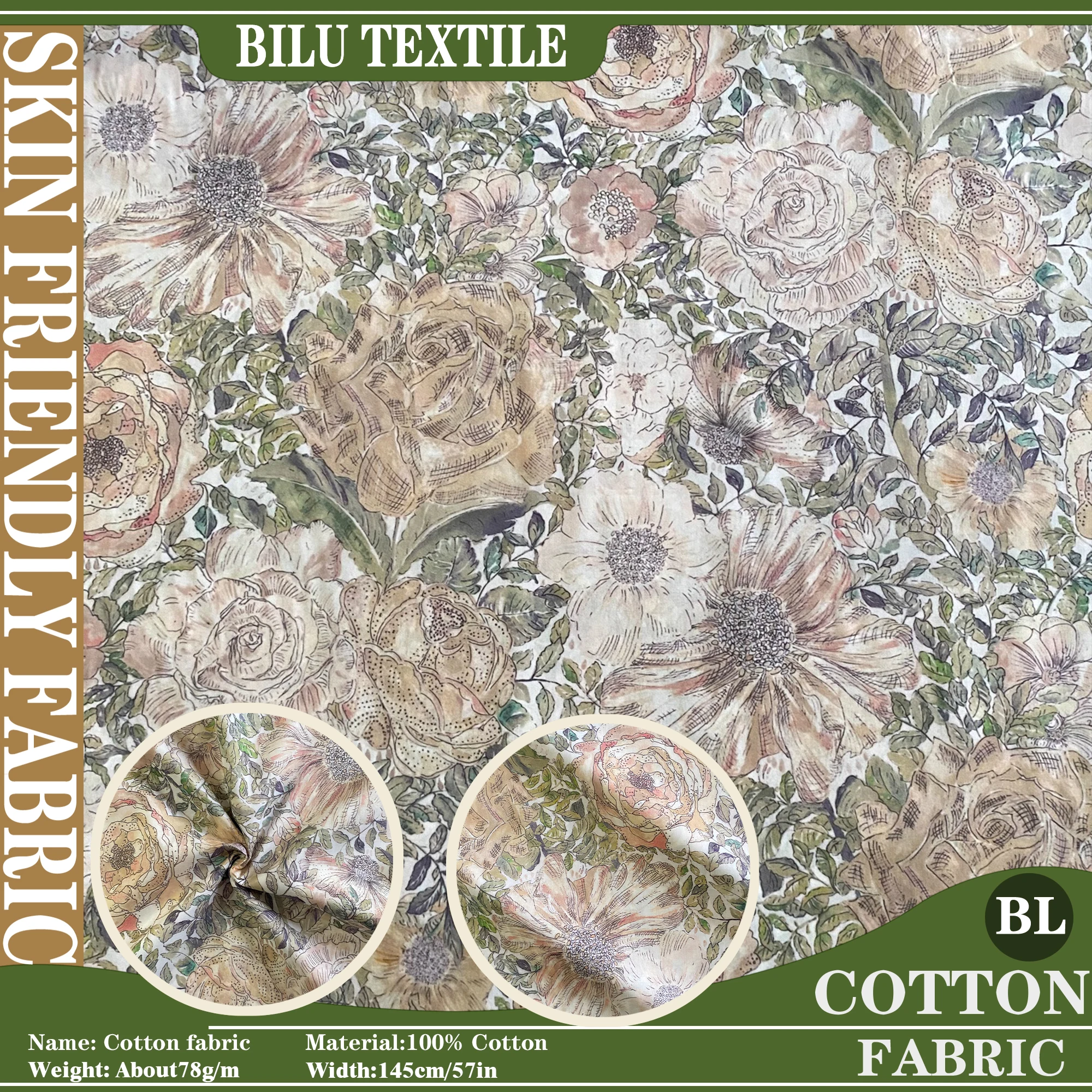 

1 м 100% хлопок в виде поплина, цифровая печать, 80-е годы, как свобода, роза Xanthe, ткань для шитья, платье, одежда, ткань ручной работы «сделай сам»