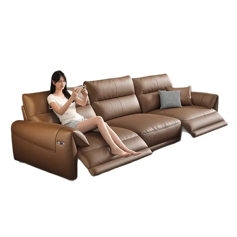Electric function sofa first-class space capsule, three or four people in a straight row, Zeng Moutai Feitian Miloti