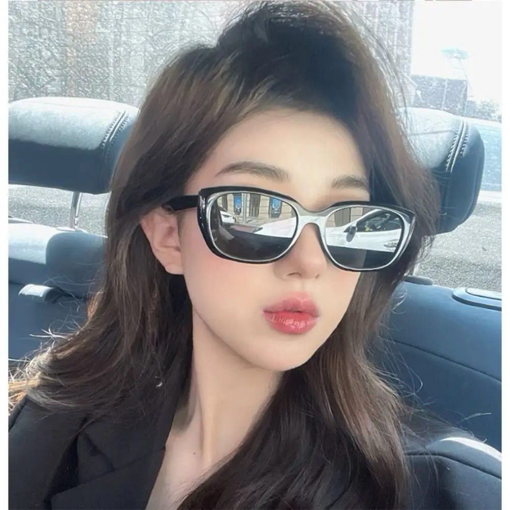 Fashion Square Frame Sunglasses New Summer Vintage Cat Eye Sun Glasses Travel Beach Eyewear Outdoor Sun Shade Eyewear