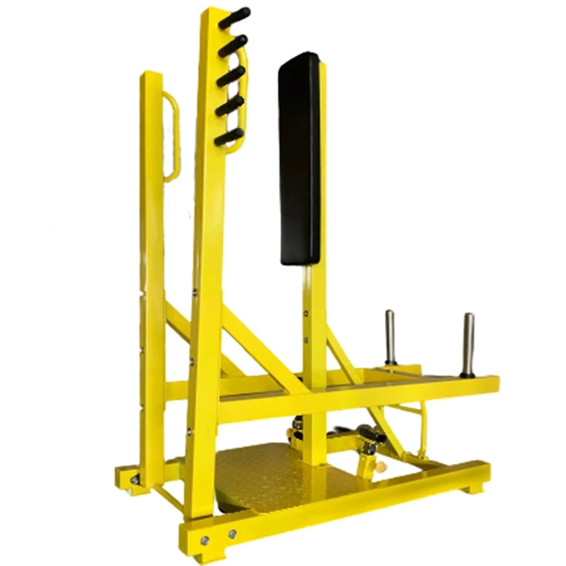 

Commercial Strength Steel Gym Fitness Chest Press Equipment Safety Features Workout Standing Push-Up Trainer Plate Loaded