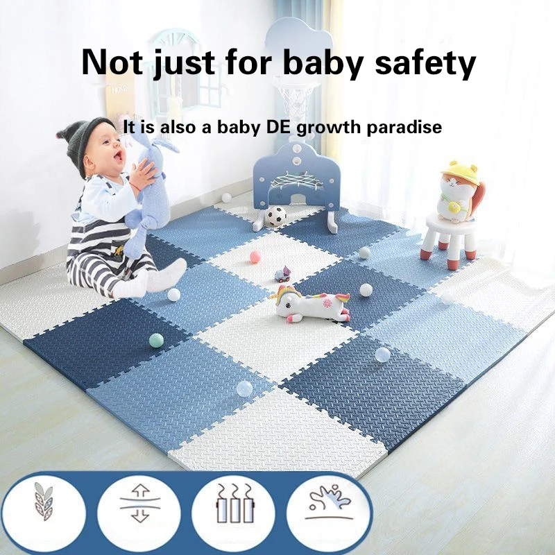 30X1cm เด็กหนาโฟม Crawling Mat เด็ก EVA ของเล่นเด็กเสริมการเรียนรู้นุ่มชั้นเกม Chain ฟิตเนสอิฐเกมโรงยิมพรม