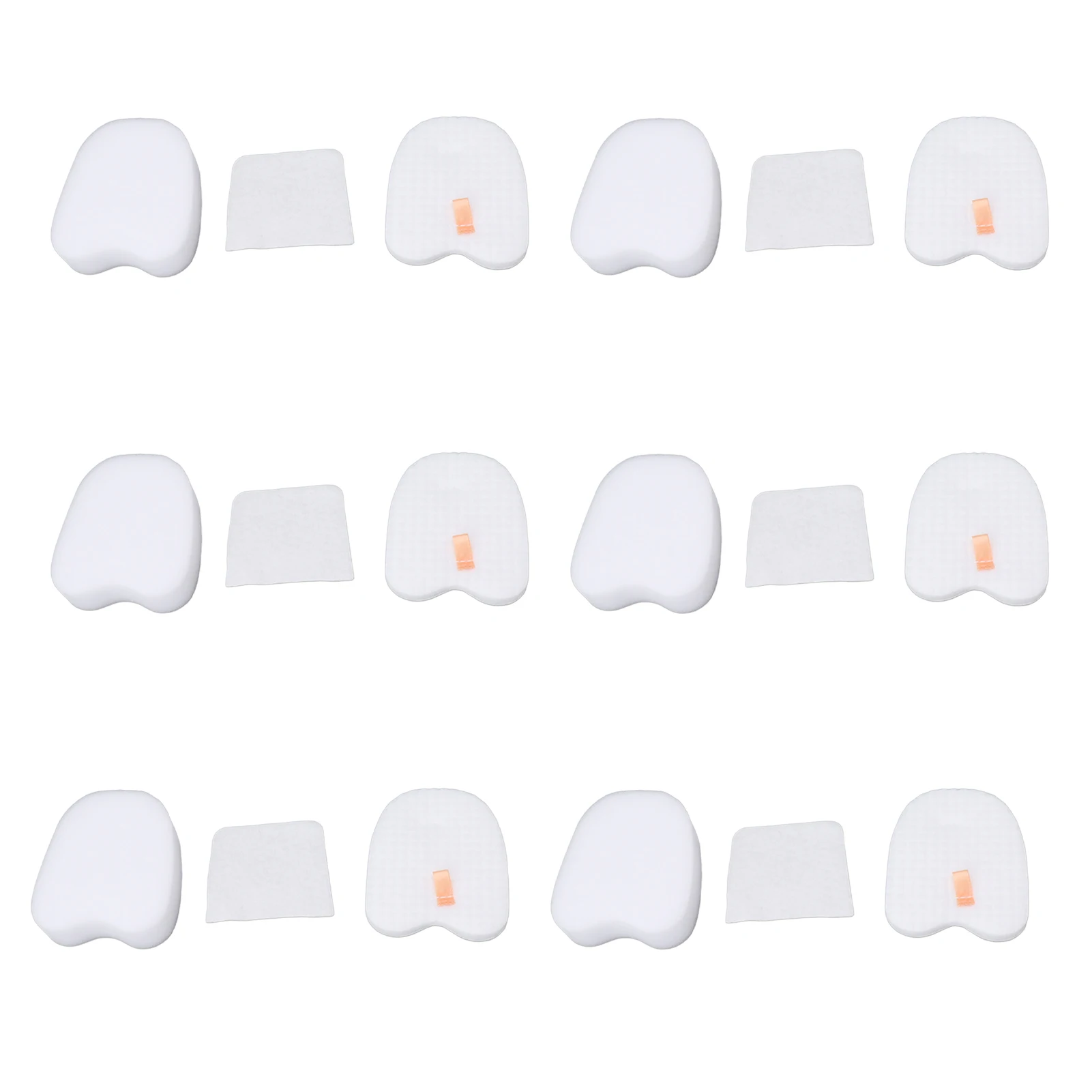 مجموعة مرشحات ما بعد الرغوة، قابلة لإعادة الاستخدام وقابلة للغسل لتقليل الغبار، مجموعة مرشح المكنسة الكهربائية، تركيب مريح للاستبدال