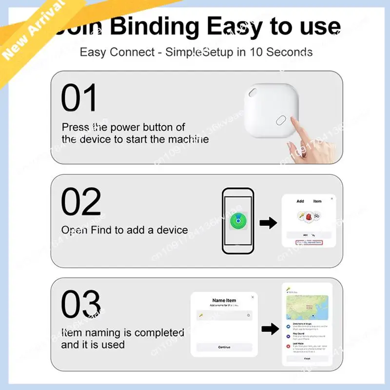 M01K Mini Pets Tracker With Find My For Smart Locator Cat Anti Lost GPS Track Finder Dog Bluetooth Tag Child Bag Wallet Key