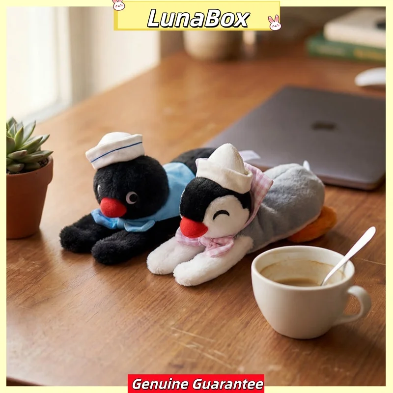 New Pingu Plush Toy Pendant Long Vacation Series Double Image Bendable Flexible Official Licensed Anime Toy Gift For Men Women