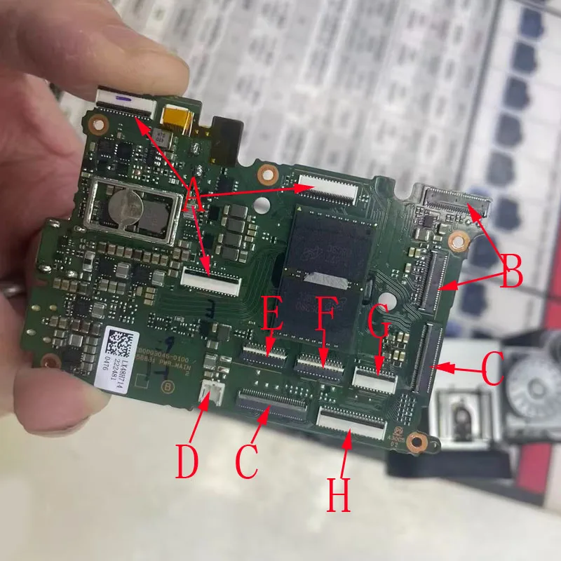 2-10Pcs LCD Display Screen Flex Cable Jack Button Main Board Motherboard FPC Plug Contact Connector For Fujifilm XT5 X-T5 Camera