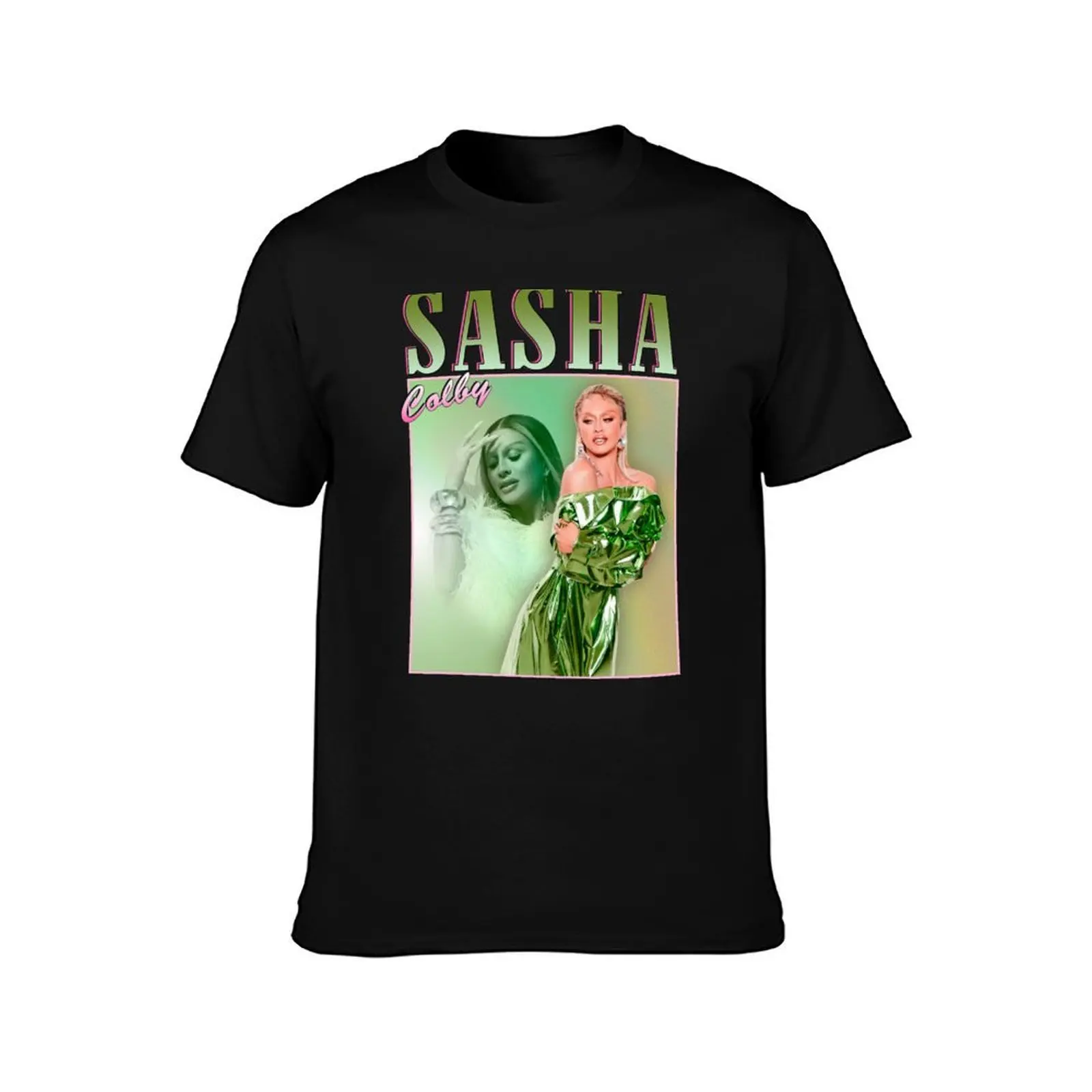 Sasha Colby vintage design merch T-Shirt cotton t shirts high quality T-Shirt
