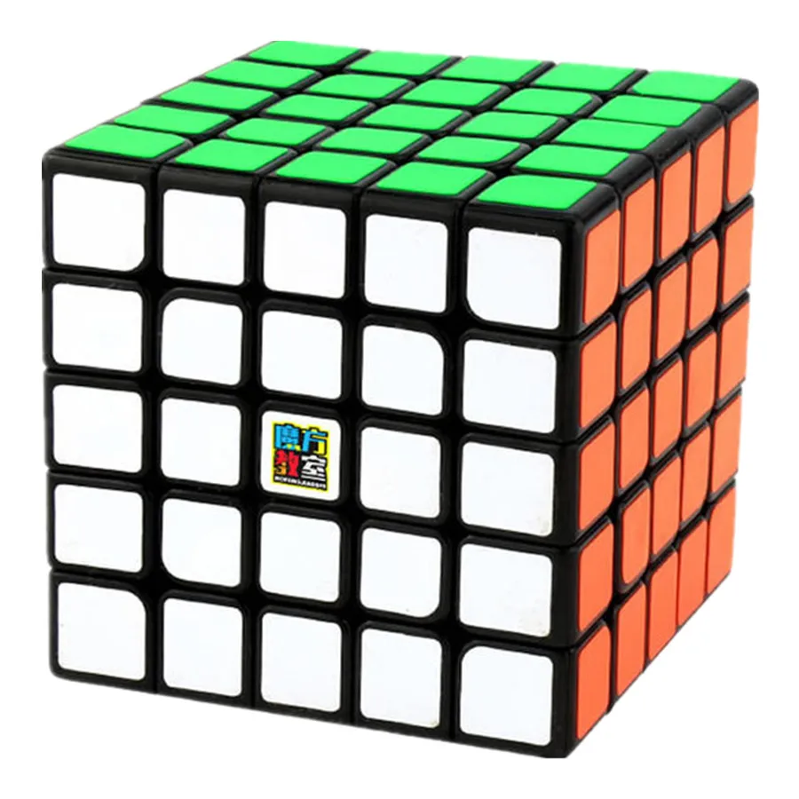 Moyu Meilong 5x5 Black/Stickerless Magic Cube Professional Speed Fidget Toys Meilong 5*5 Cubo Magico Puzzle Stress Reliever Toys