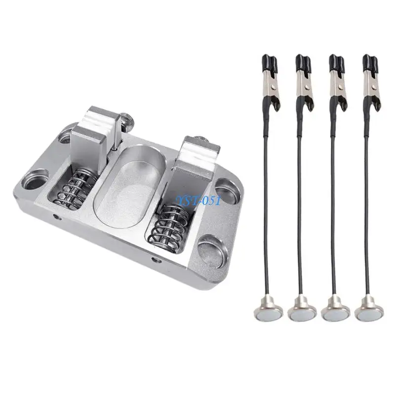 

E15A Heavy Duty Aluminum Welding Clamp With Jaw For Circuit Board Mounting Soldering Station Table Wire Welding Fixture Stand