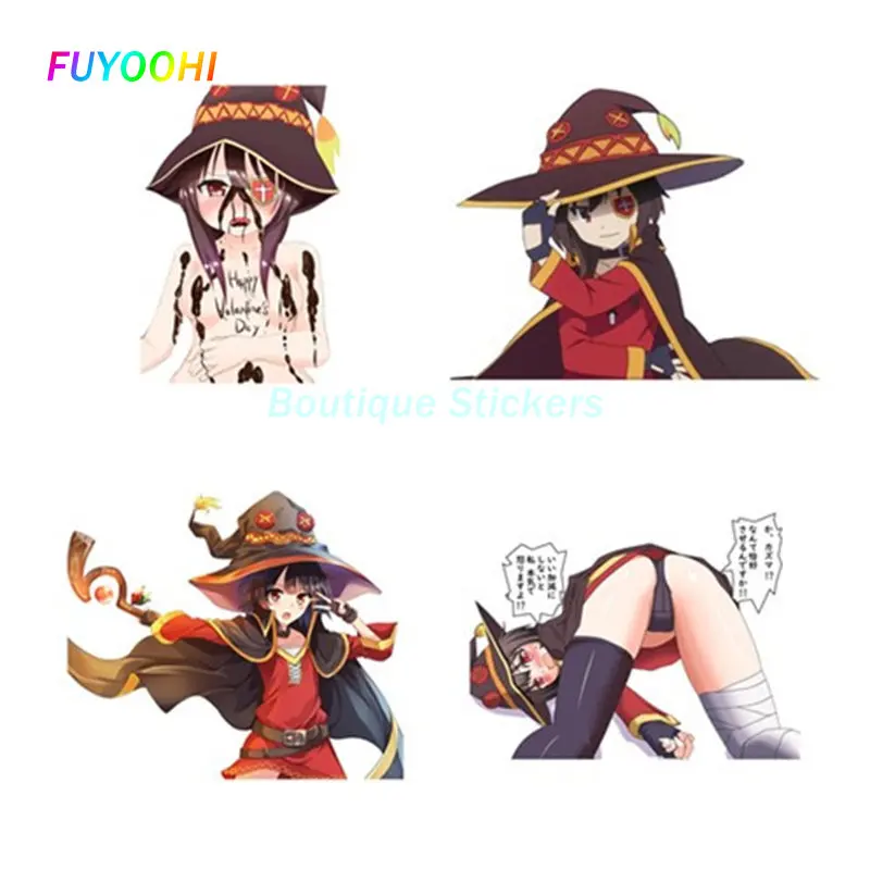 

FUYOOHI Fashion Sticker Car Accessories Stickers Vinyl Car Wrap Motorcycle Decal Anime Decals Waterproof Sunscreen Decoration