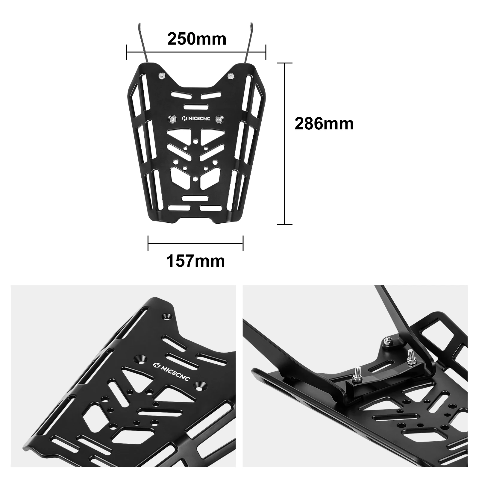 For Suzuki 2000-2024 DRZ 400S DRZ 400SM DR-Z400S DR-Z400SM Motorcycle Rear Luggage Rack Top Case Bracket Cargo Rack Aluminum