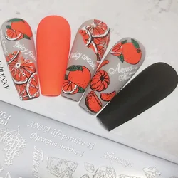 XMQ NAIL ART STAMPING PLATE FRUIT TEMPLATE FLOWERS IMAGEPLATE