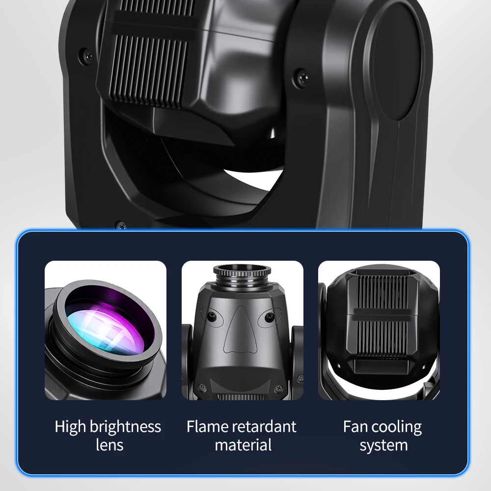 2/4/6 قطعة 60 واط تتحرك رئيس شعاع ستروب أضواء DJ ديسكو LED أضواء 8 نمط و 8 لون ضوء لعيد الميلاد الجماعات الداخلية #6