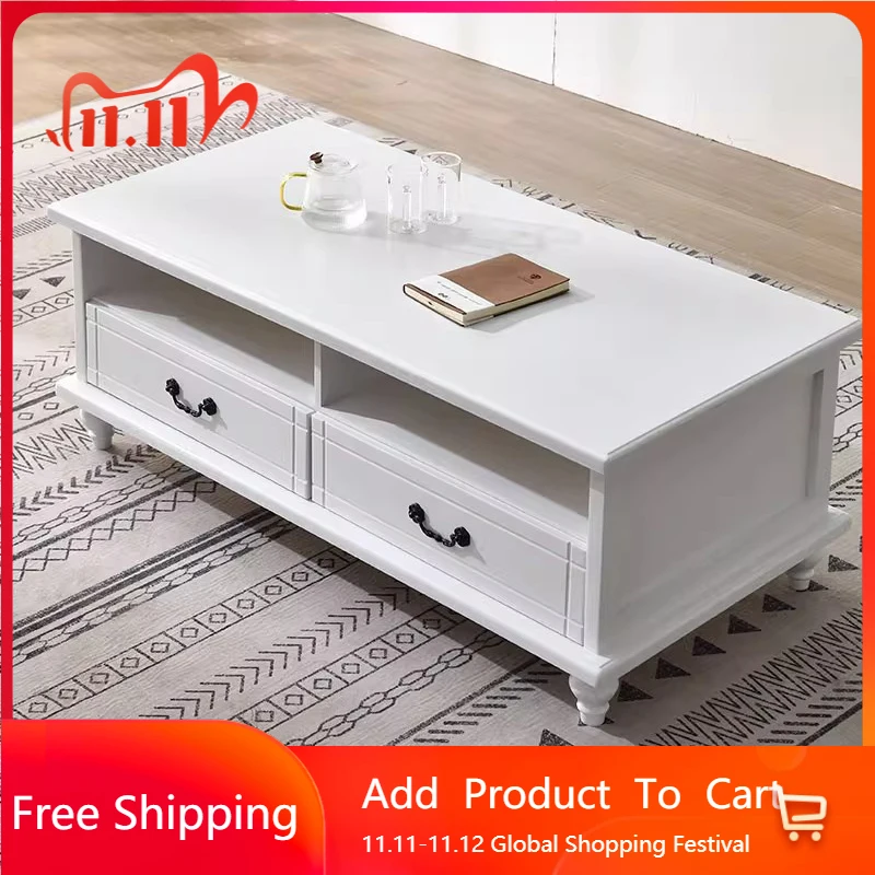 

White Cream Coffee Table Cloud Large Size Room Decor Creative Lounge Clear Side Table Chinese Meubles Living Room Decoration