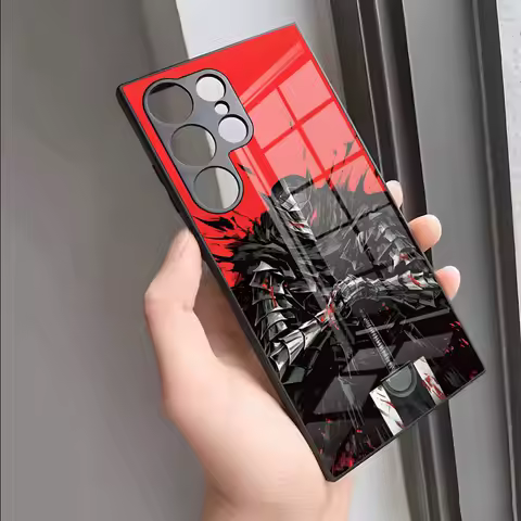Anime Berserks Phone Case for S24 Ultra Samsung S23 Fe S22 S20 S21 Plus Galaxy A54 A34 A24 A53 Note 20 Glass Cover