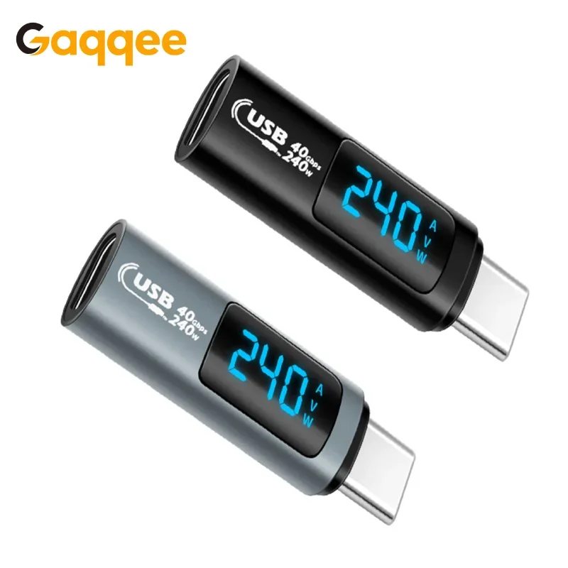 

DC0-36V USB 4.0 цифровой вольтметр мини-тестер напряжения измеритель тока и мощности PD3.1 EPR240W адаптер для быстрой зарядки