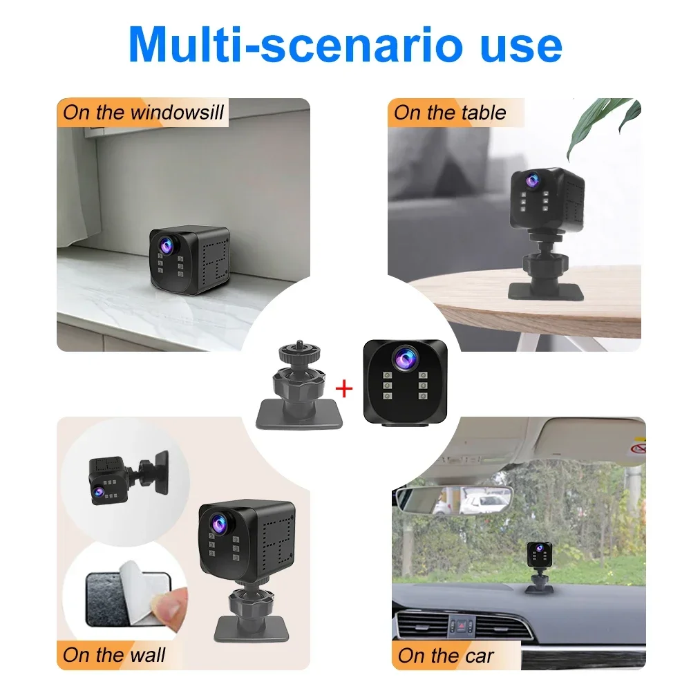 Wd19-ミニカメラ1080p HD,ワイヤレスリモコン,ビデオレコーダー,屋内マイクロ