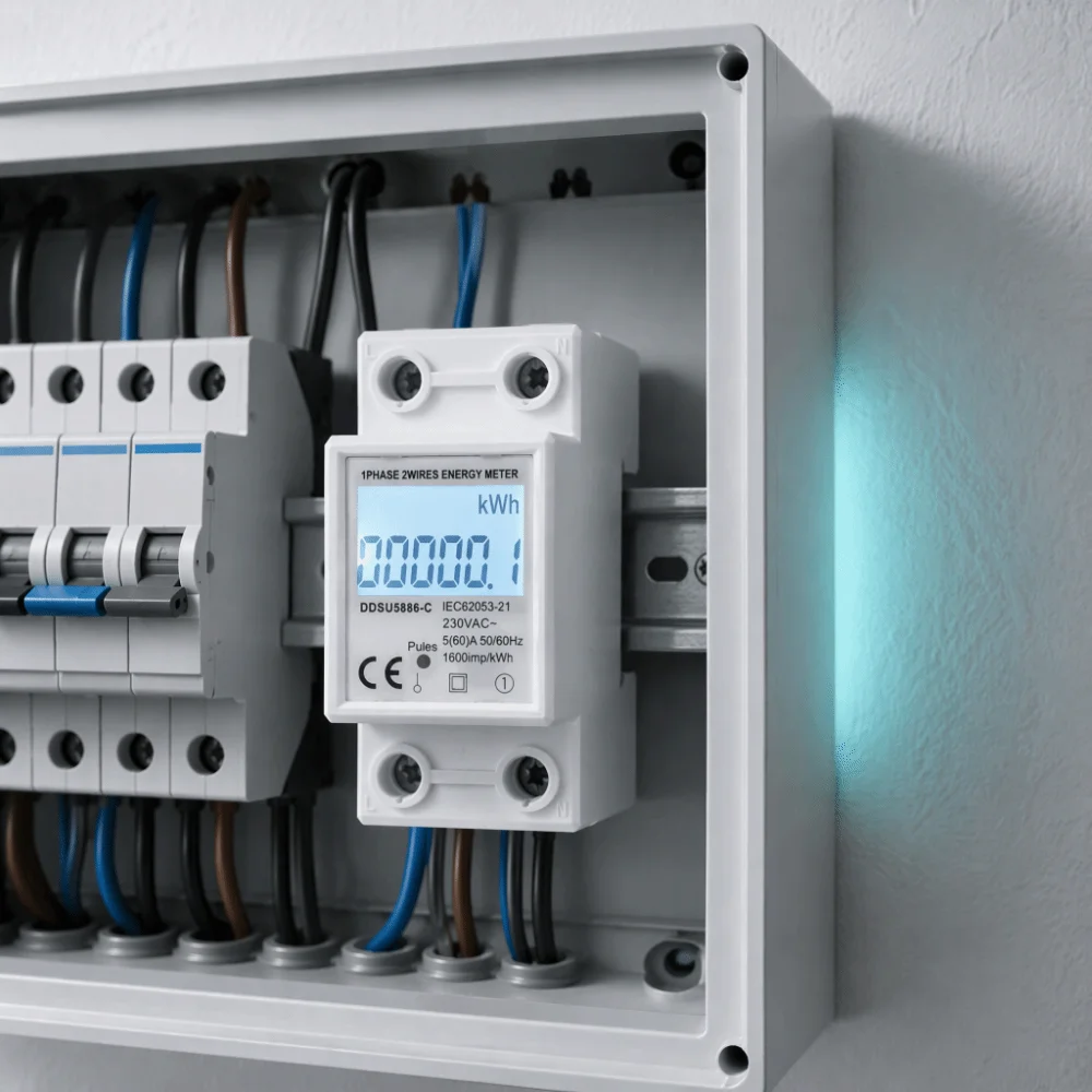 LCD Display Single Phase Electric Energy Meter Multi-Function Smart Meter Digital Watt-Hour Meter 60Hz Reset Function