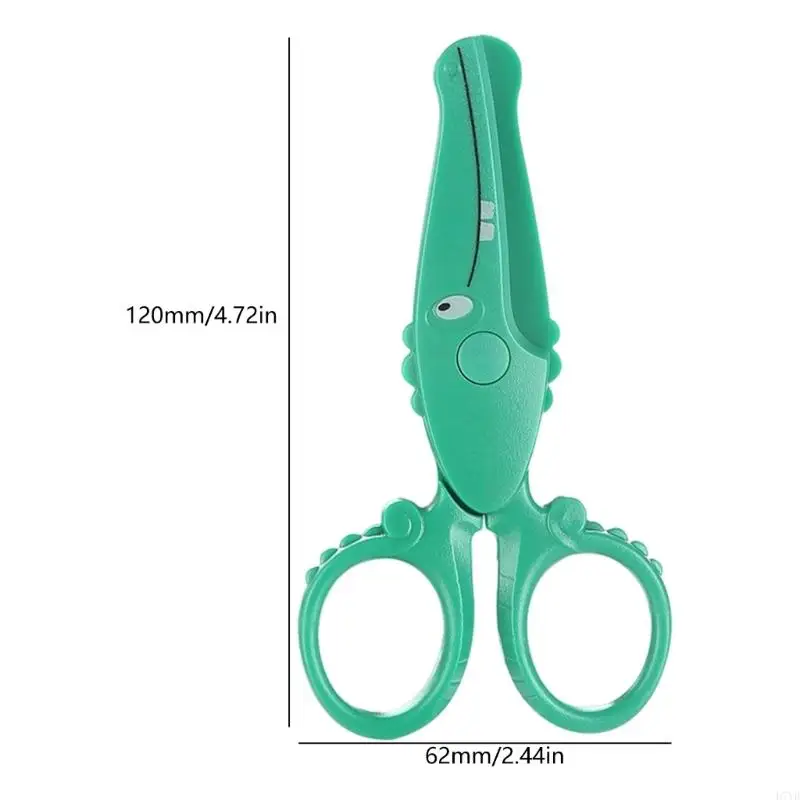 D7yy Plastic Ciseaux en plastique Easy Grip Handle Children Children Safety Cissers for Craft Project School Supply Art