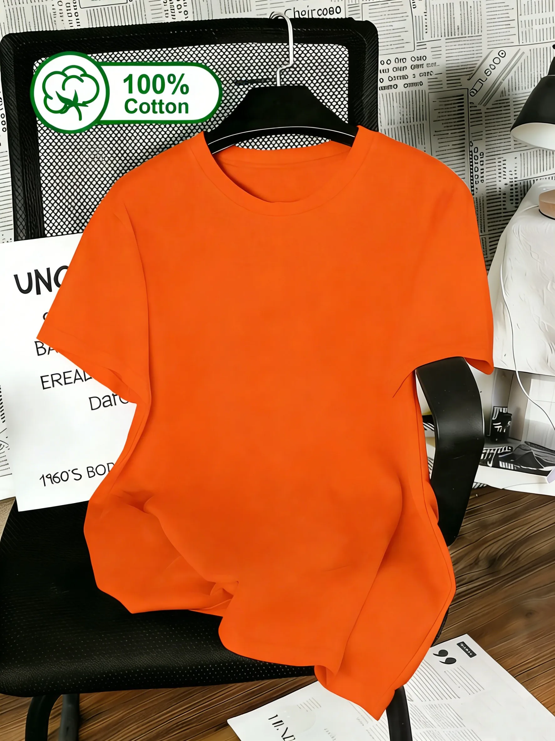 Sommerliches, atmungsaktives, kurzärmliges T-Shirt für Herren, modisch, lässig, locker, Basic, Alltagskleidung, Streetwear, Sport, weiche, übergroße Kleidung