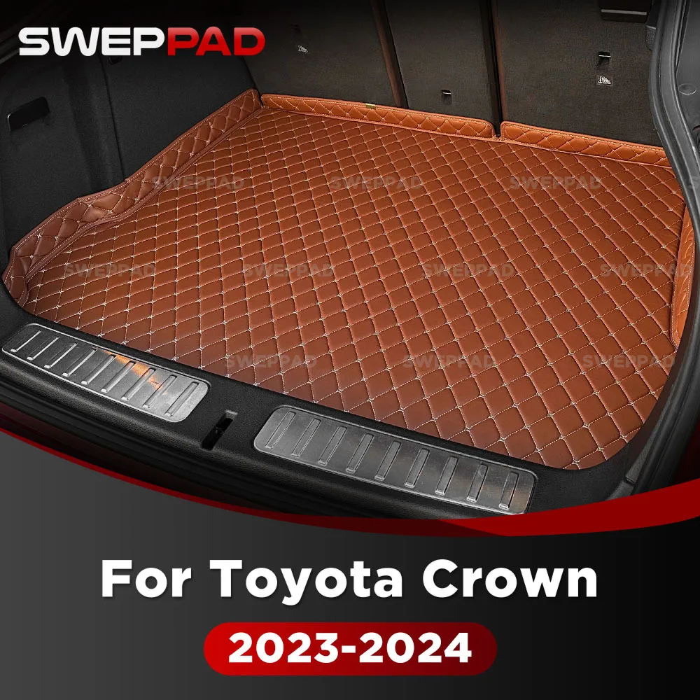 

Для Toyota Crown 2023-2024 индивидуальный коврик для багажника автомобиля, антигрязная накладка, защитный коврик, вкладыш для багажника, автомобильные аксессуары для интерьера