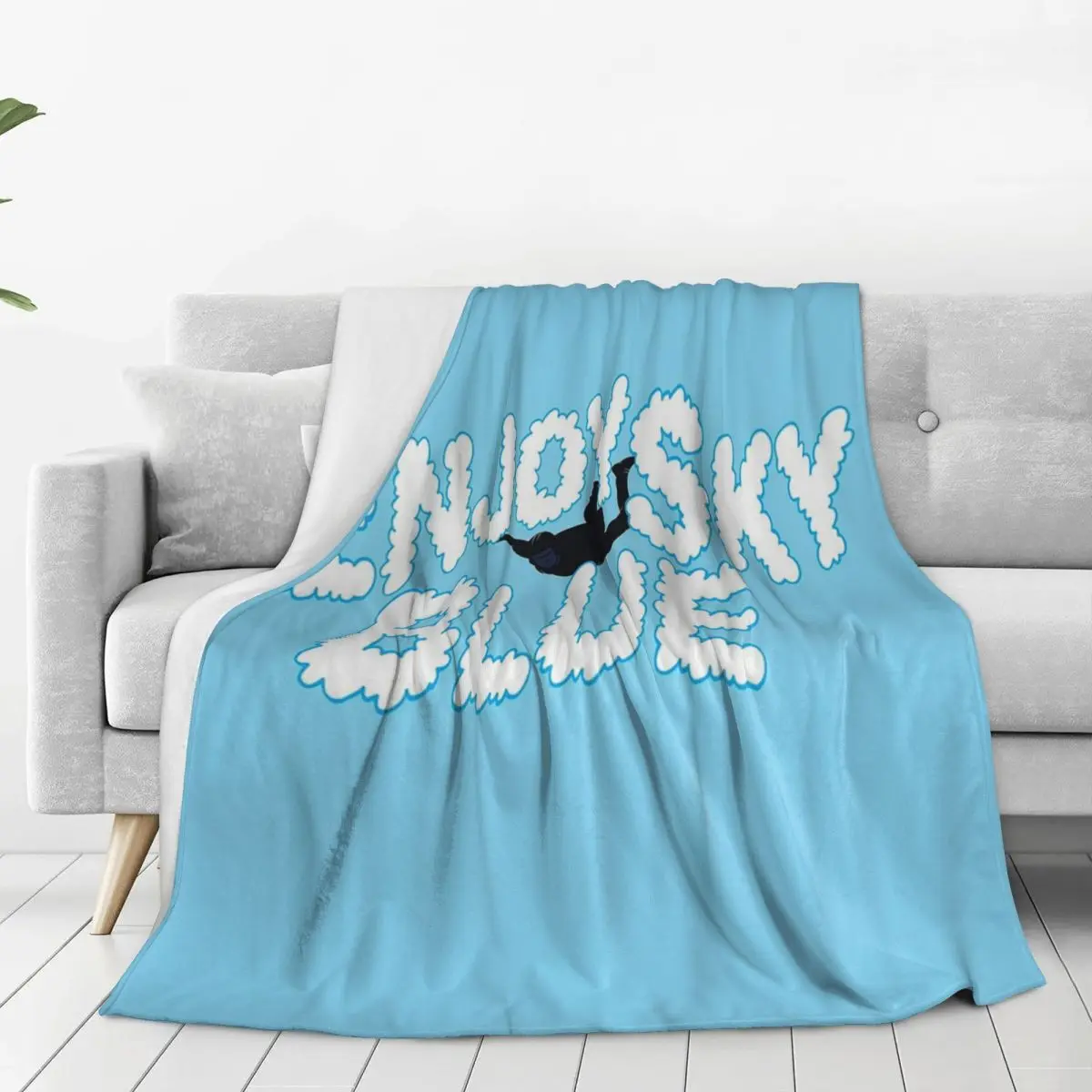 Enjoy Sky Blue Blanket Flannel Super Soft Throw Blankets Sofa Throw Blanket For Couch Bedding Office Throws Bedspread Quilt