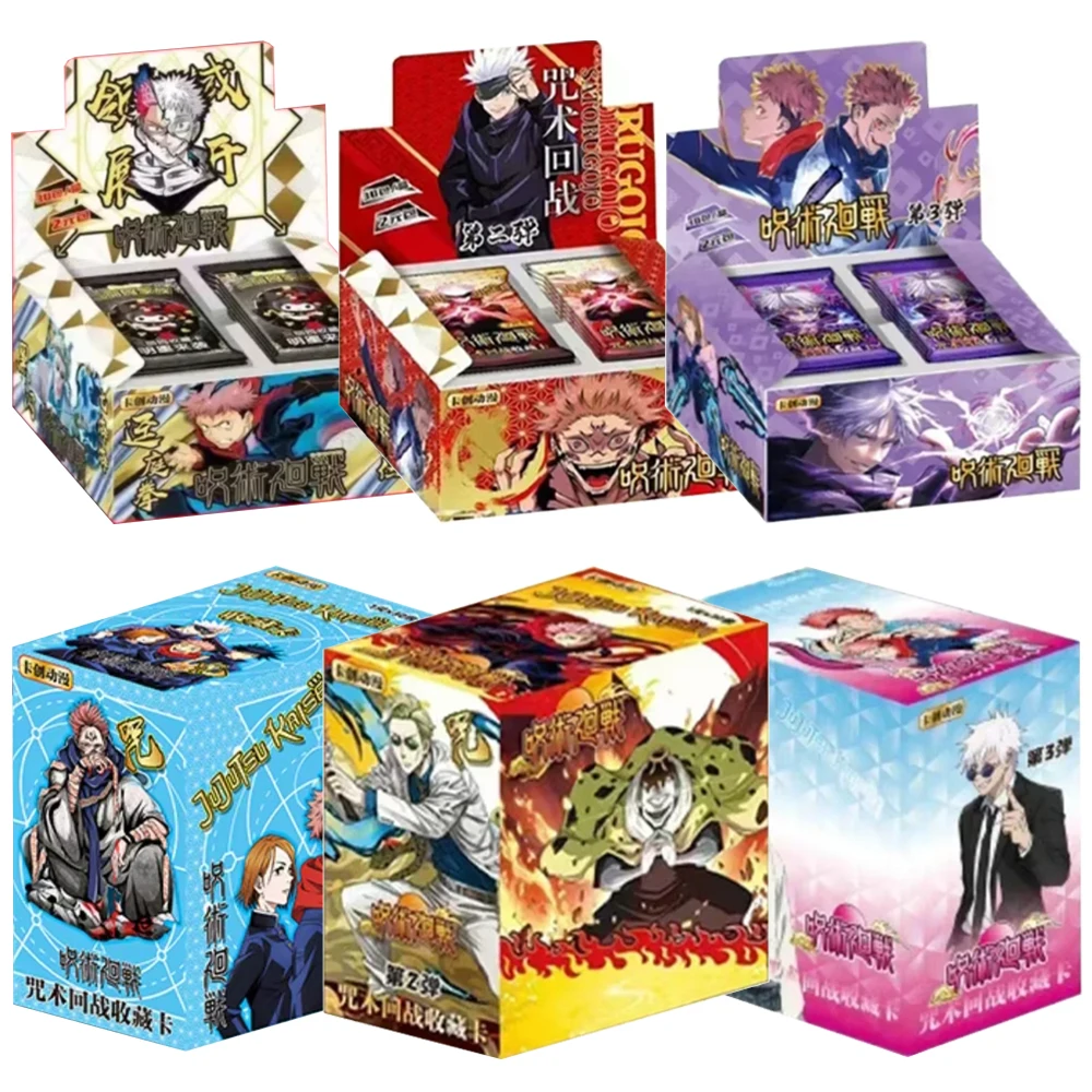 Jujutsu Kaisen Card Gojo Satoru Fushiguro Megumi Itadori Yuji Warlock Anime Character Collection Card Games Toy Gift