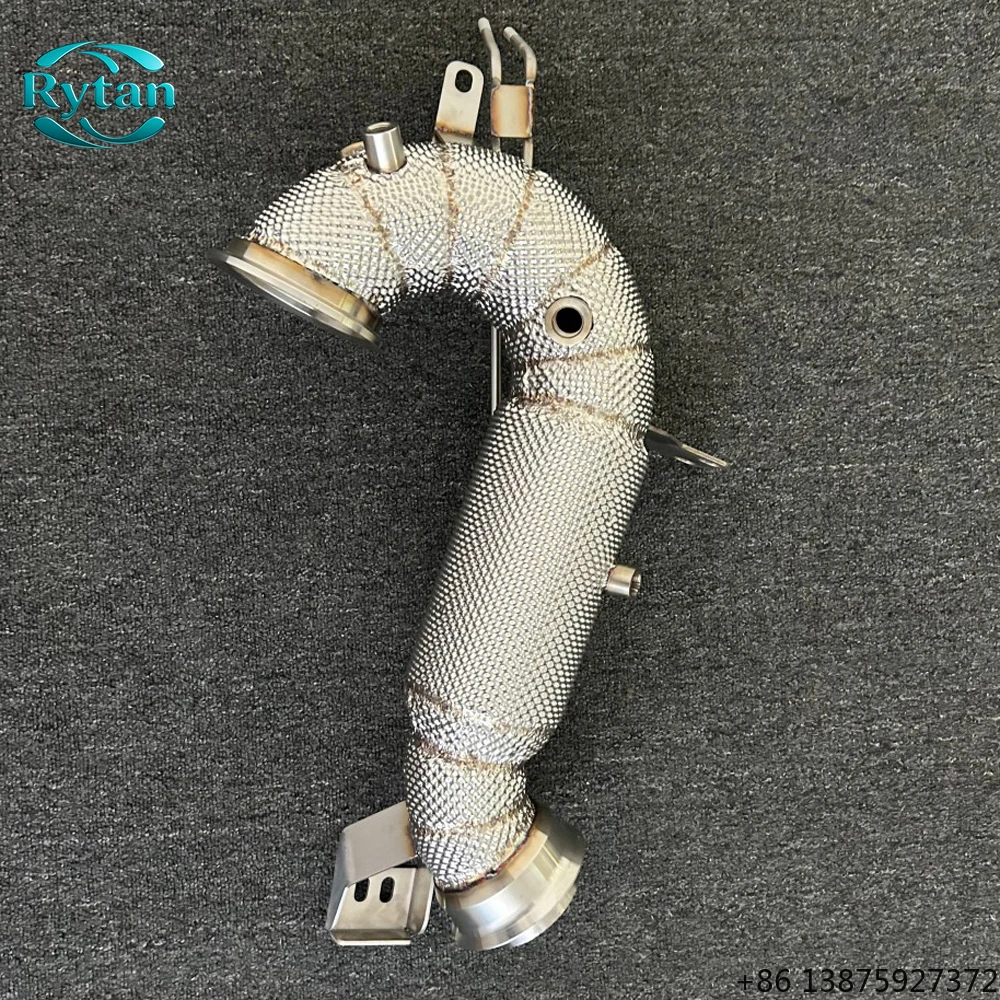 

Выхлопная система Rytan из нержавеющей стали 304 с прямыми трубами Valvetronic и даунпайпом для GT50 2025 года
