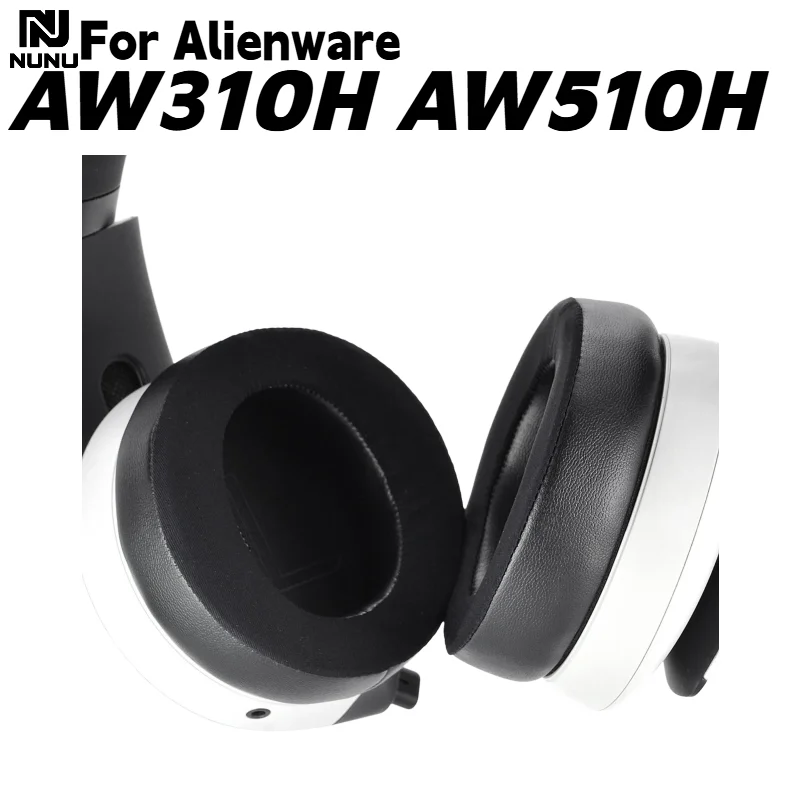 

Replacement Breathable football net/Ice silk cloth Ear Pads Ice gel with a buckle For Alienware AW310H AW510H Headphone
