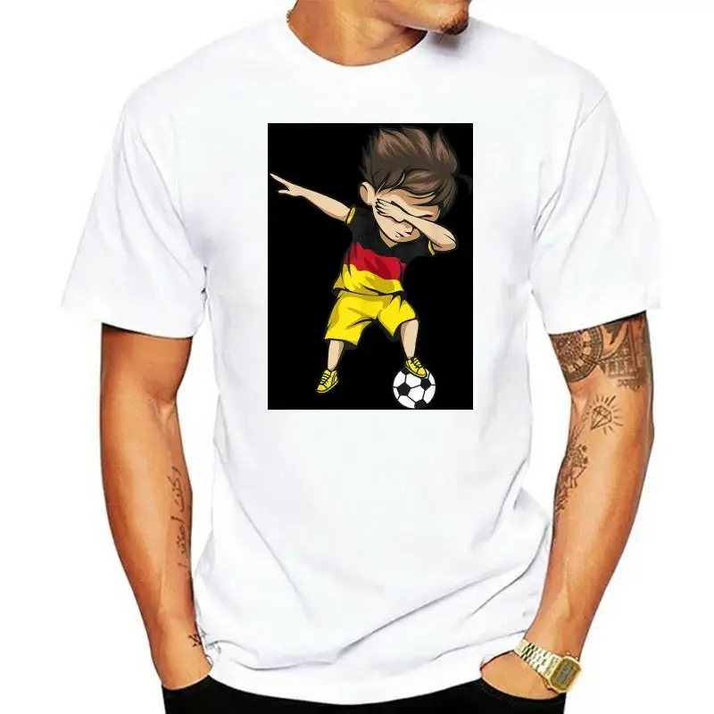 Newest 2022 T Shirt Men O Neck Cotton T-Shirt Dabbing Soccers Boy Germany Jersey Shirt - German  Printing Shirt