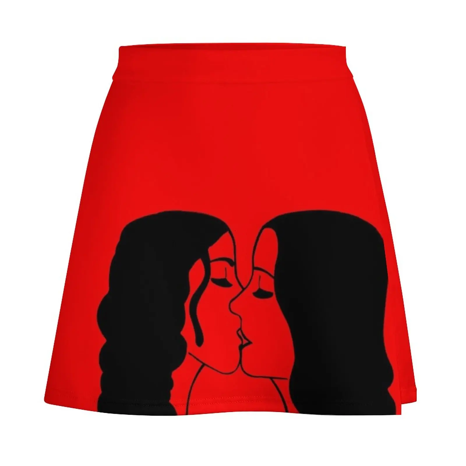 Girls Kissing Mini Skirt women's clothing trend 2023 90s aesthetic