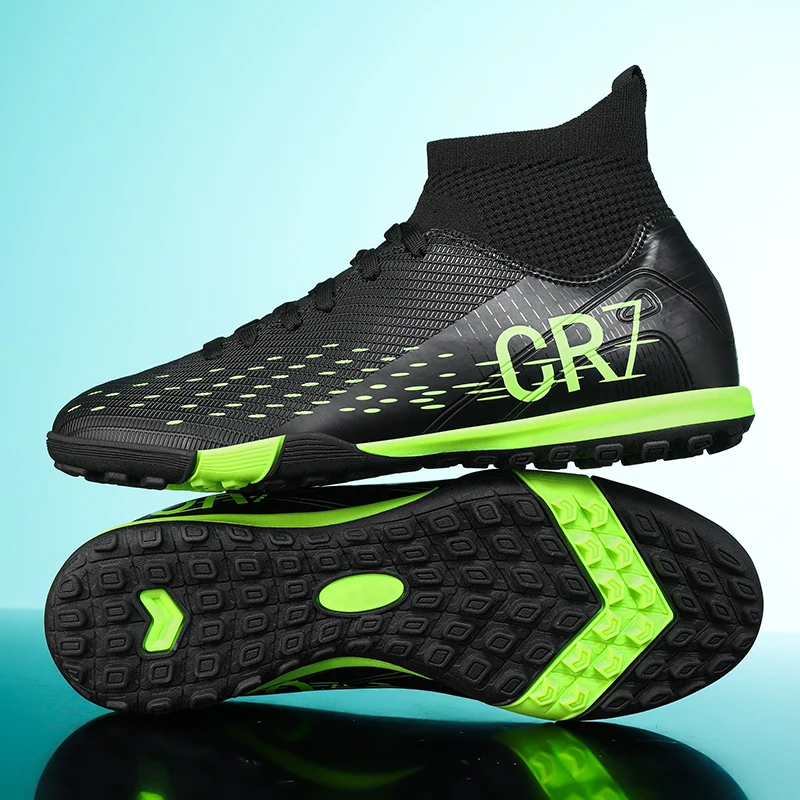

New Men Soccer Shoes Cleats Professional TF/FG Football Field Boot Original Futsal Top Quality Society Non Slip Football Shoes
