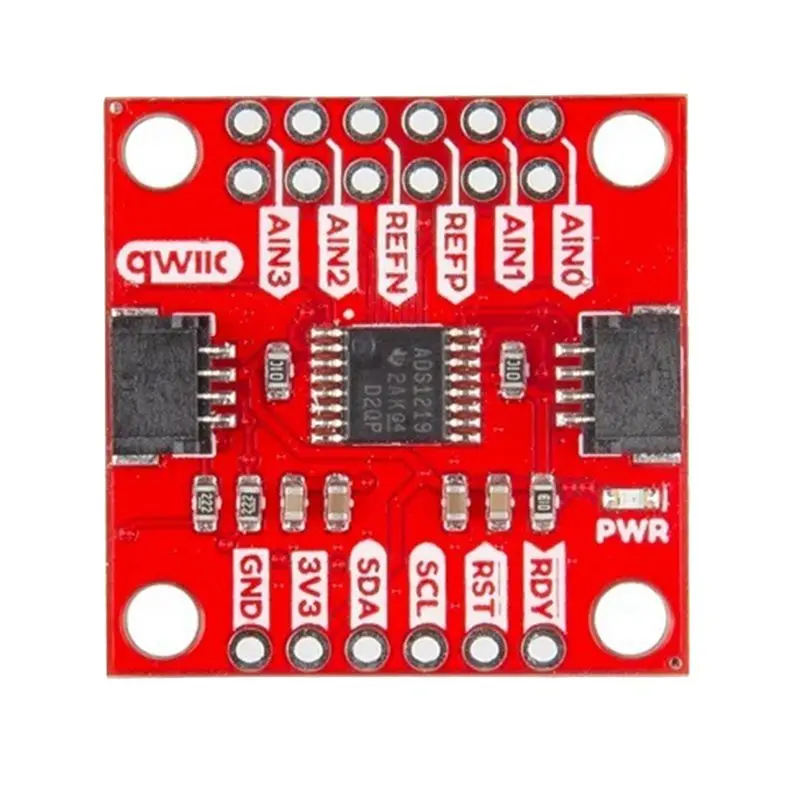 VoltVibe-SPX-23455 4 Channel ADS1219 24-Bit AD Sampling Module 24-Bit ADC Module