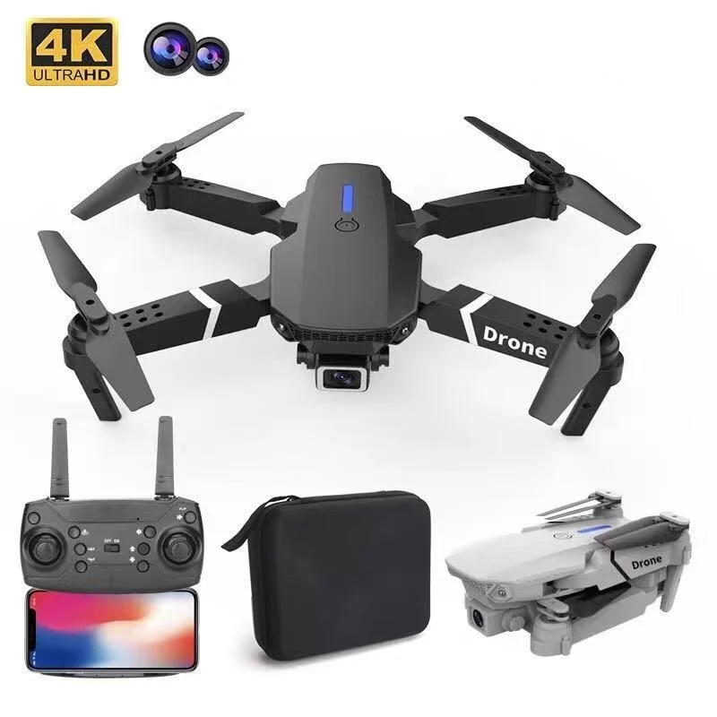 Nowy Quadcopter E88 E525 Pro WIFI dron FPV z szerokokątnym uchwytem kamery HD 4K 1080P