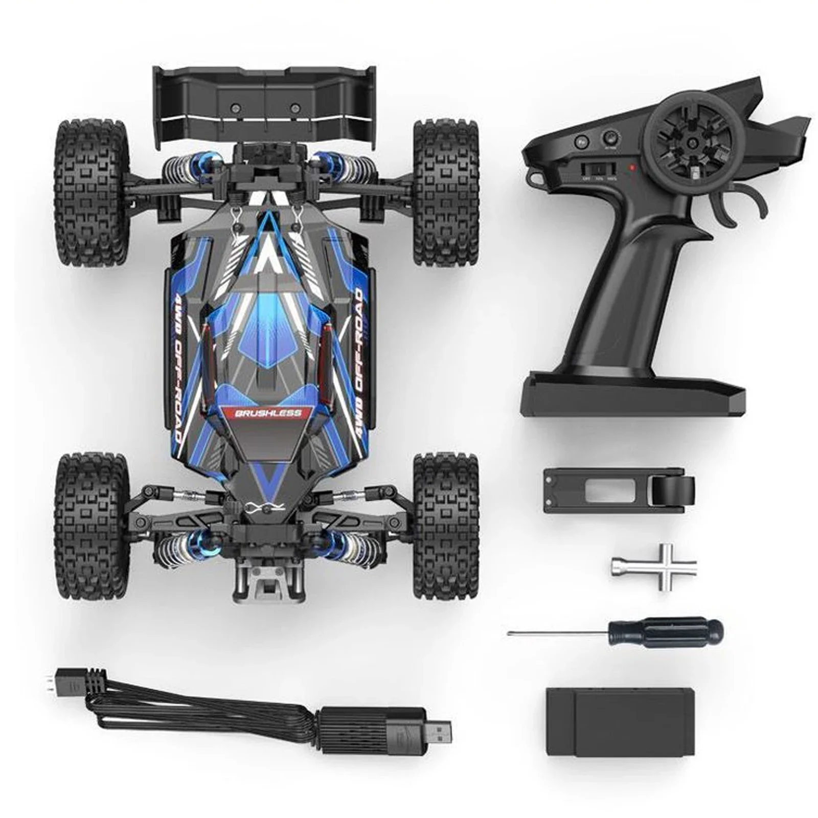 For MJX 1:16 Remote Control Car Brushless All Metal High-speed Drift Racing Car 3S Electric Racing Car V3 Children's Toy