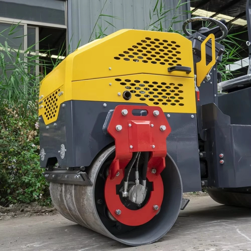 سعر المصنع الشركة المصنعة الهيدروليكية 1.5 طن تهتز الطريق الأسطوانة المضغوط HT-1500 محرك Huade نظام كامل #3