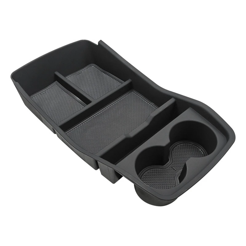 Car Parts Container Center Storage Box Console Armrest Organizer Holder Phone Tray For Kia EV9