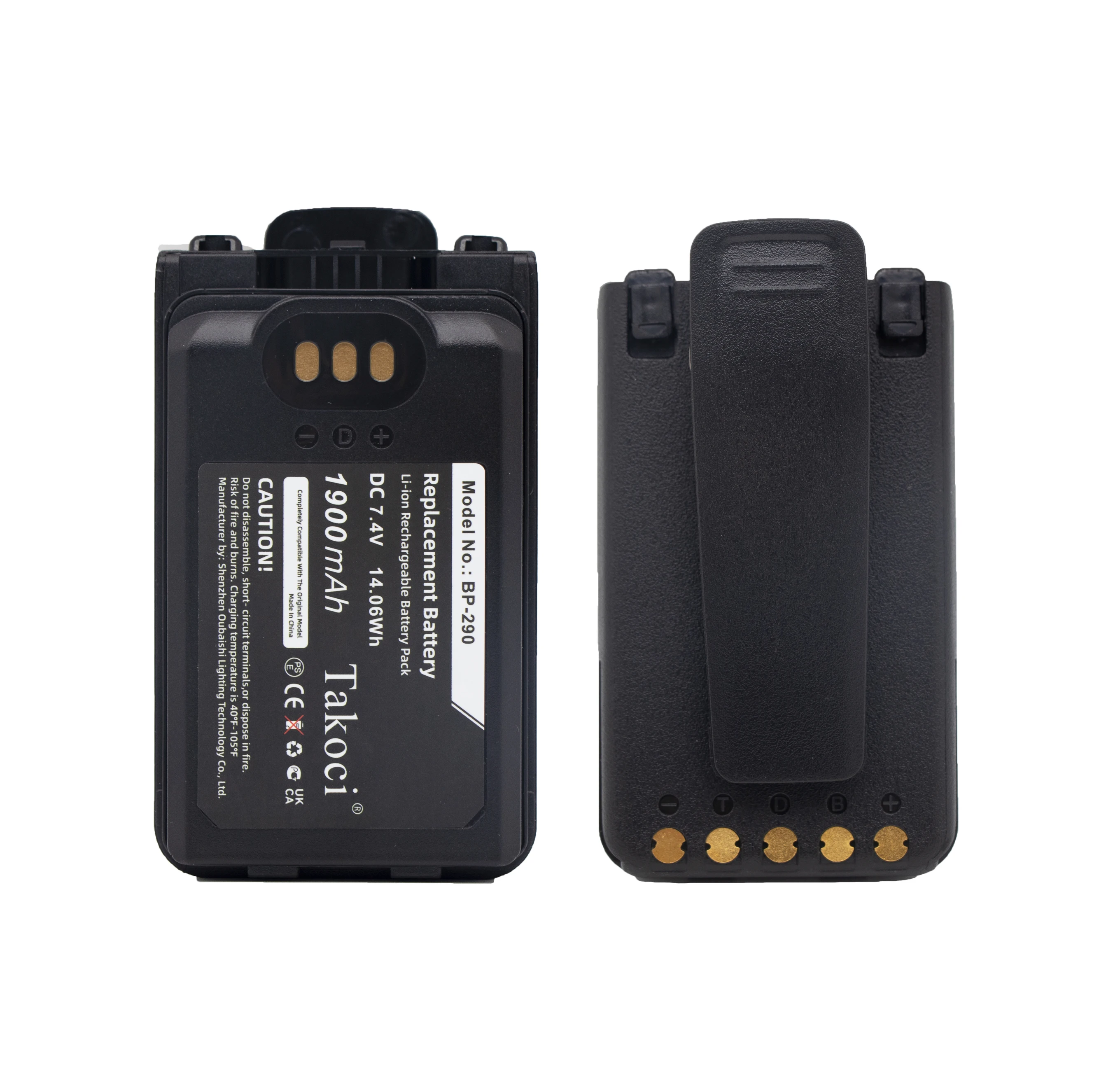 Replacement Battery for Icom  IC-F52D, IC-F62D, IC-M85 BP-290 7.4V/mA