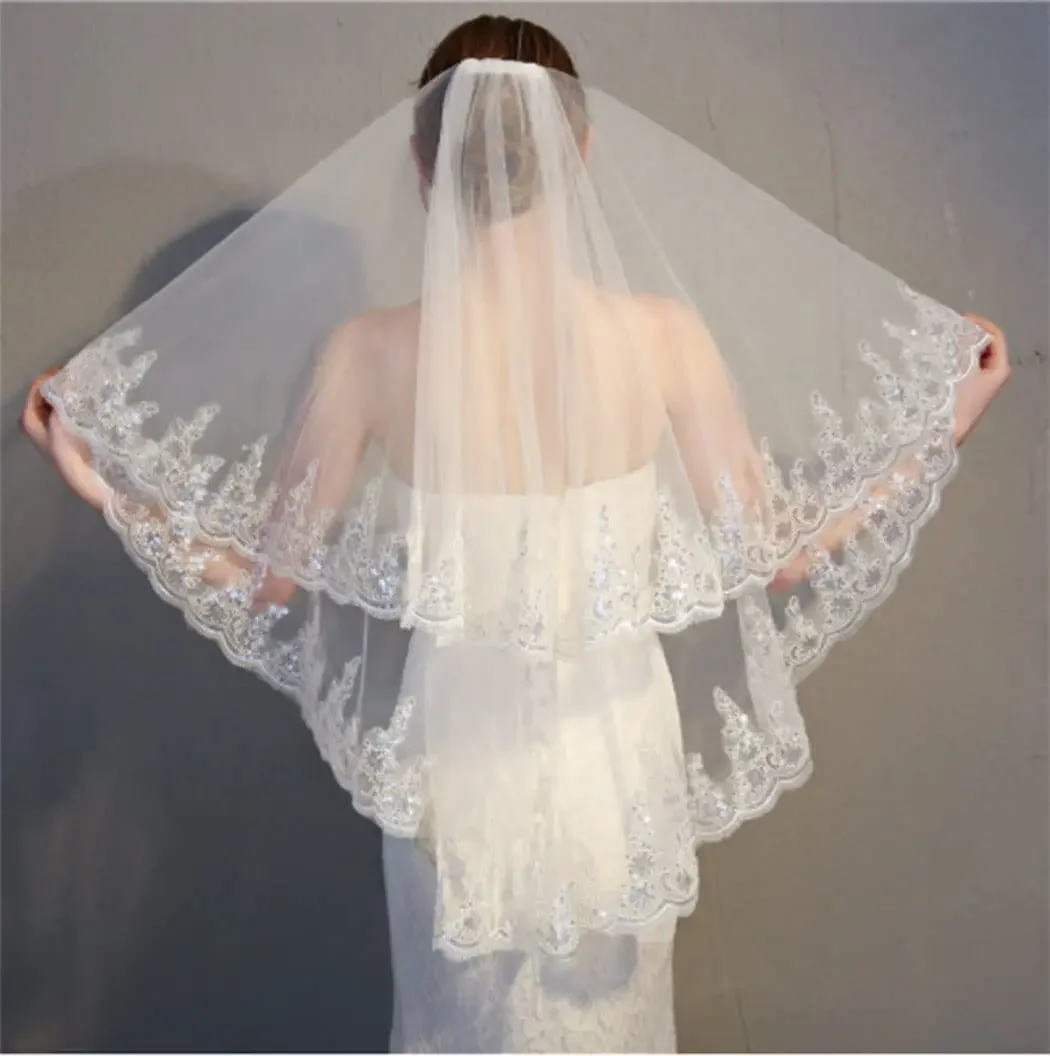 

Wedding Veils 2 Tier For Brides Long Bridal Veil With Comb 2024